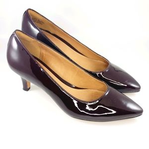 Clarks Artisan leather pumps size 9M burgundy